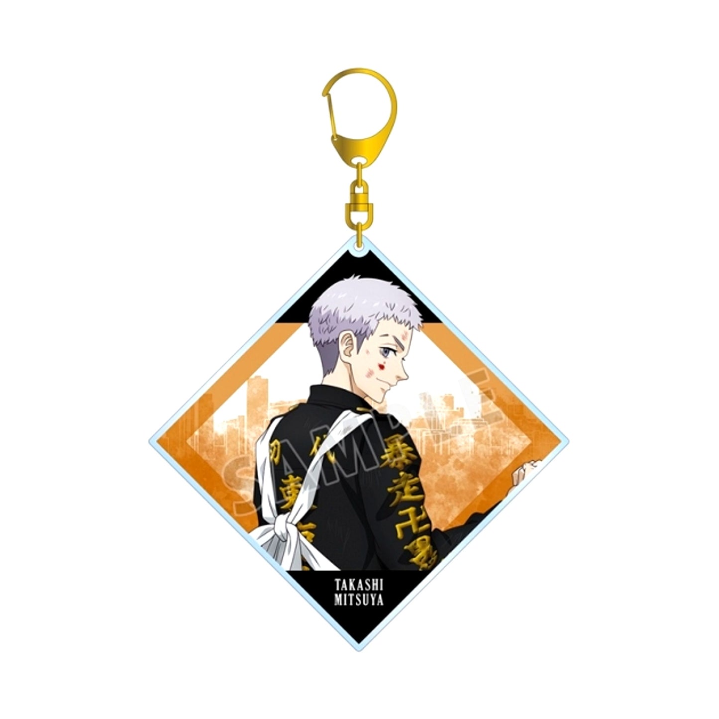 TV Anime Tokyo Revengers Newly Drawn Illustration Takashi Mitsuya Fighting Back View ver. BIG Acrylic Keychain (Reissue) [NEW]