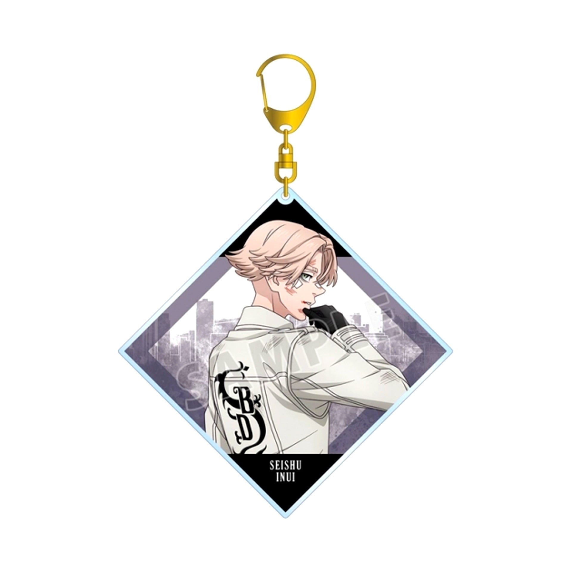 TV Anime Tokyo Revengers Newly Drawn Illustration Seishu Inui Fighting Back View ver. BIG Acrylic Keychain (Reissue) [NEW]