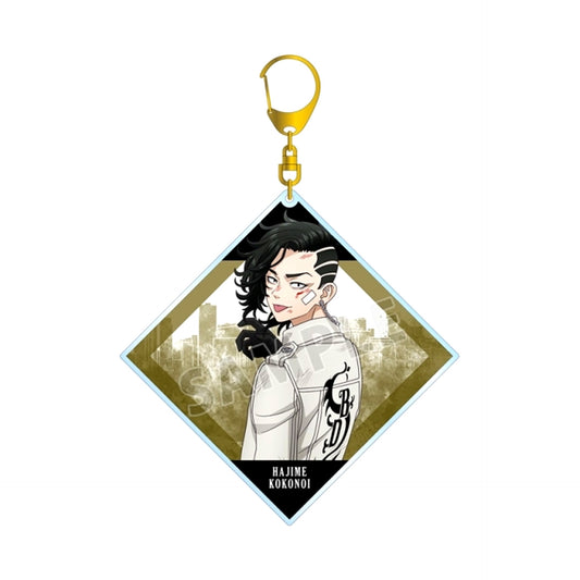 TV Anime Tokyo Revengers Newly Drawn Illustration Hajime Kokonoi Fighting Back ver. BIG Acrylic Keychain (Reissue) [NEW]