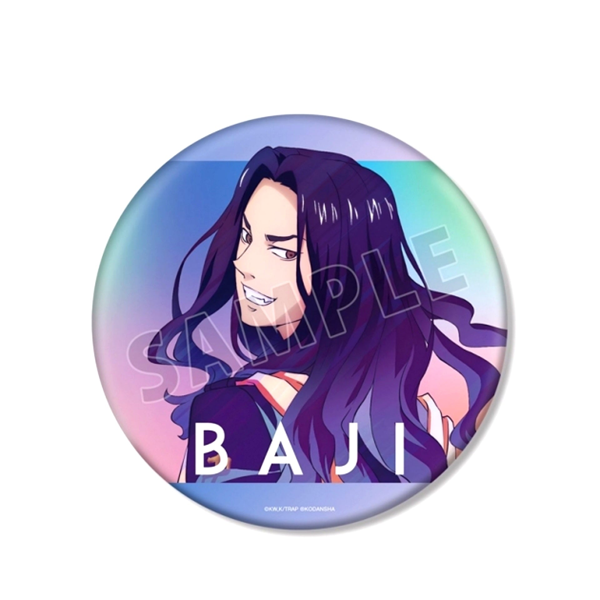 TV Anime Tokyo Revengers Keisuke Baji Ani-Art clear label BIG Can Badge (Reissue) [NEW]