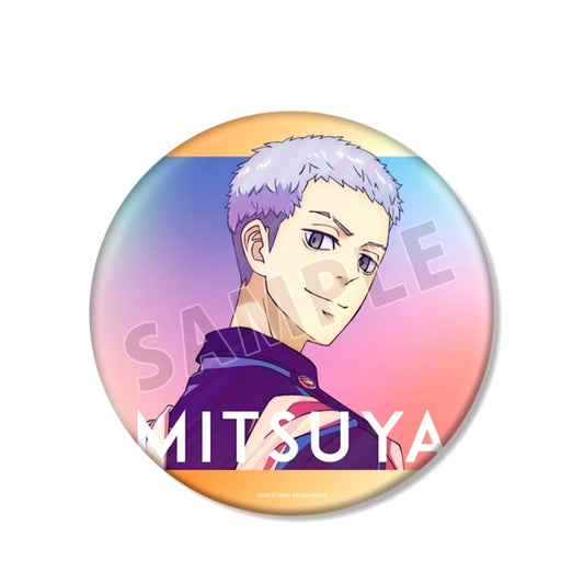 TV Anime Tokyo Revengers Takashi Mitsuya Ani-Art clear label BIG Can Badge (Reissue) [NEW]