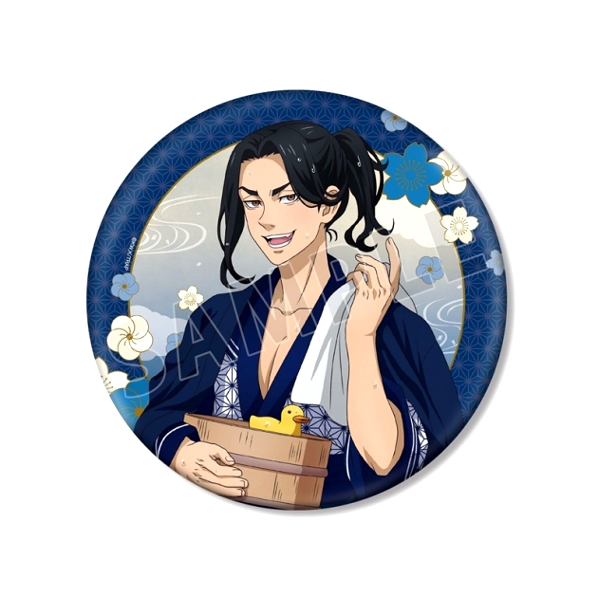 TV Anime Tokyo Revengers Newly Drawn Keisuke Baji Hot Spring Yukata ver. BIG Can Badge (Reissue) [NEW]