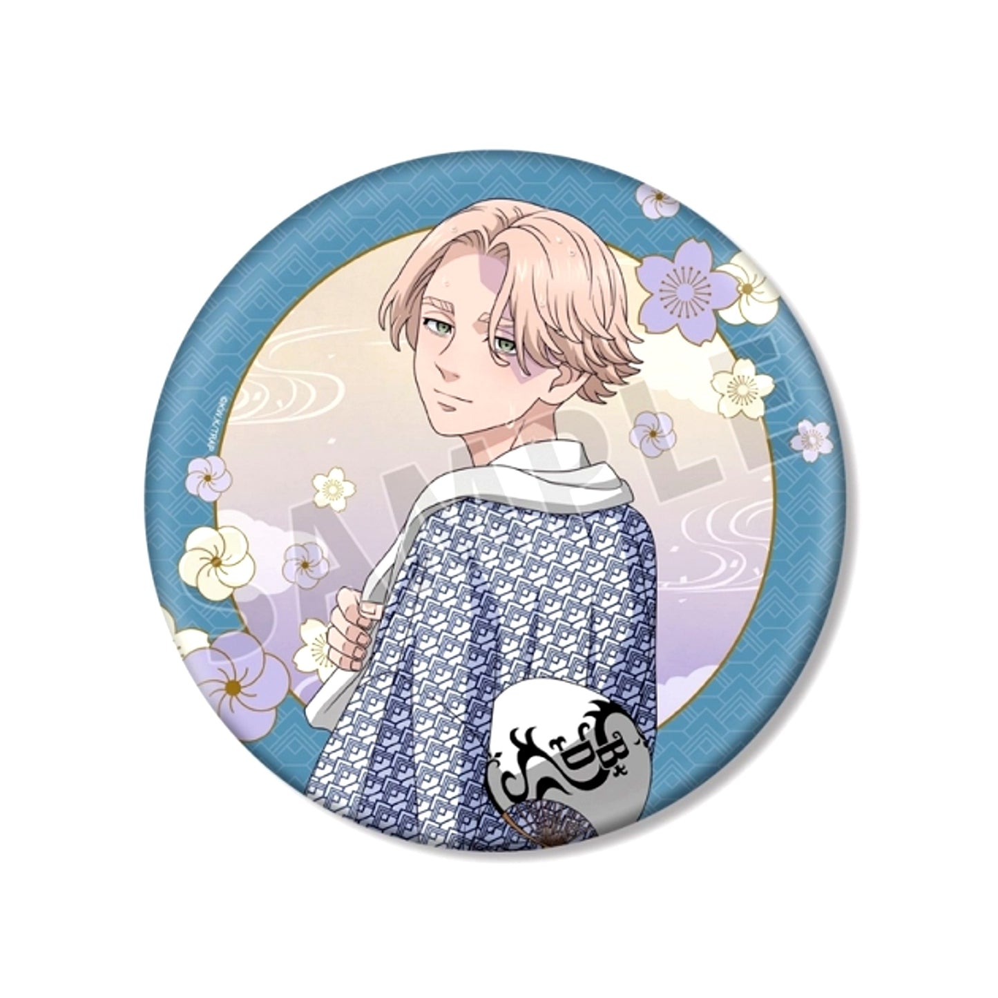 TV Anime Tokyo Revengers Newly Drawn Seishu Inui Hot Spring Yukata ver. BIG Can Badge (Reissue) [NEW]