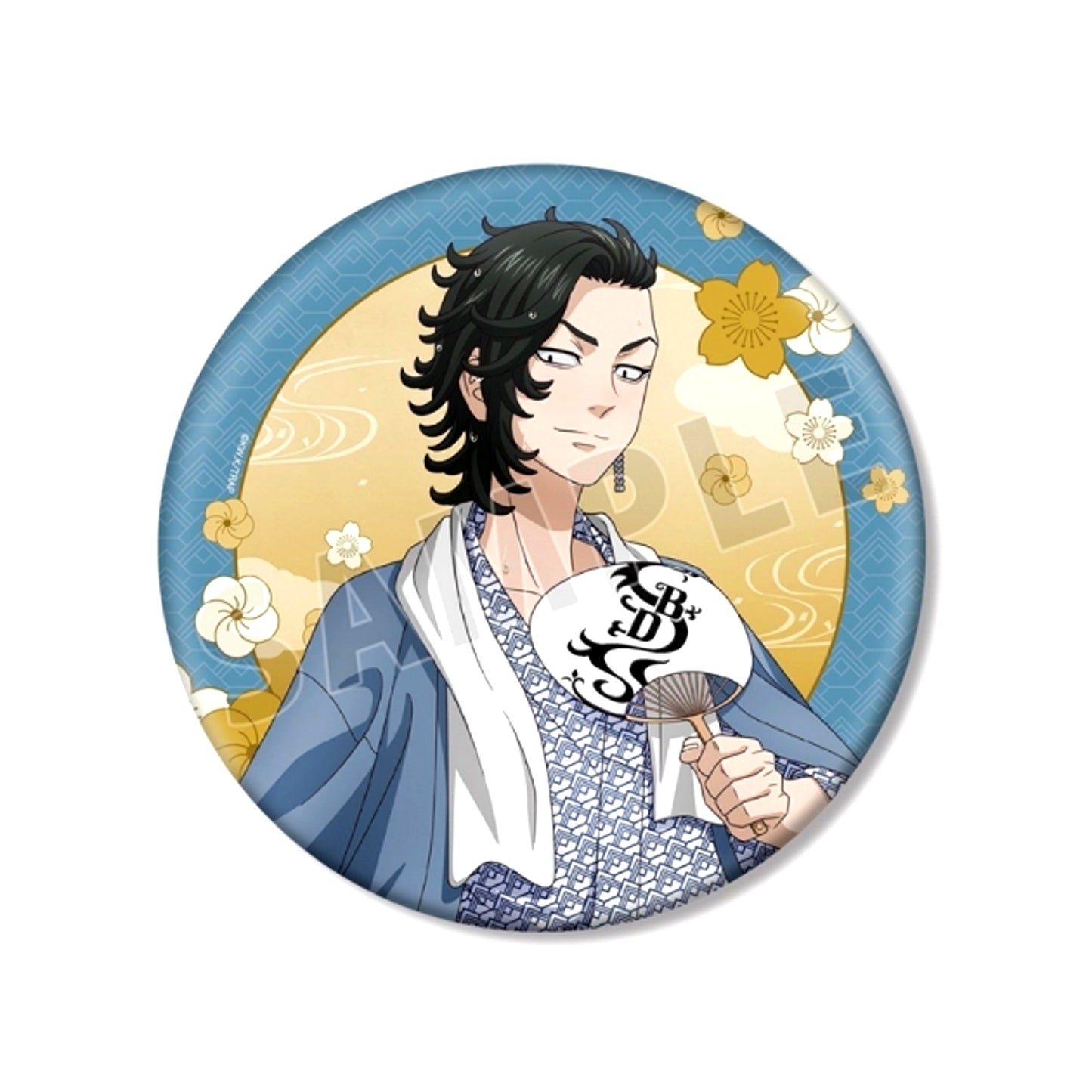 TV Anime Tokyo Revengers Newly Drawn Hajime Kokonoi Hot Spring Yukata ver. BIG Can Badge (Reissue) [NEW]