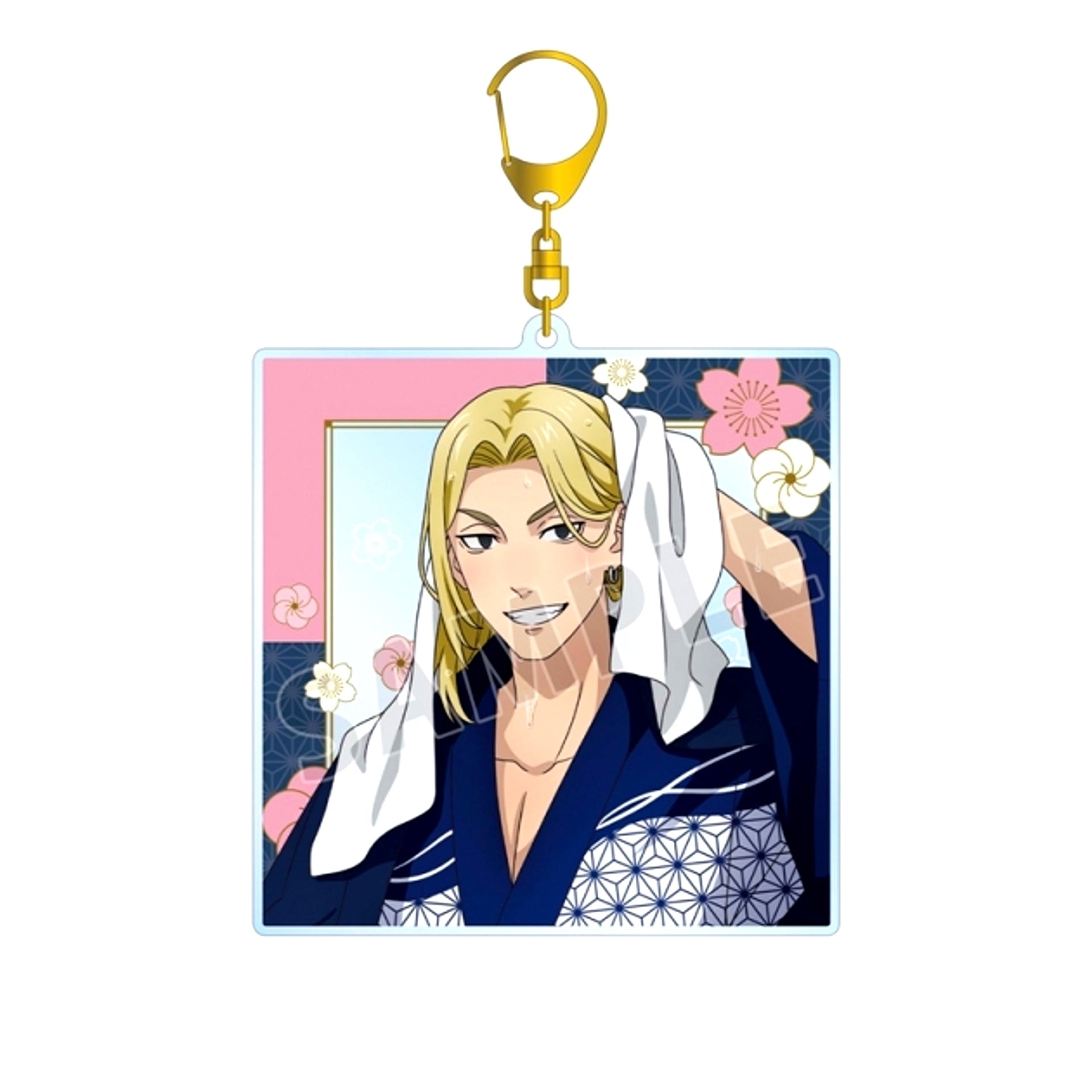 TV Anime Tokyo Revengers Newly Drawn Ken Ryuguji Hot Spring Yukata ver. BIG Acrylic Keychain (Reissue) [NEW]