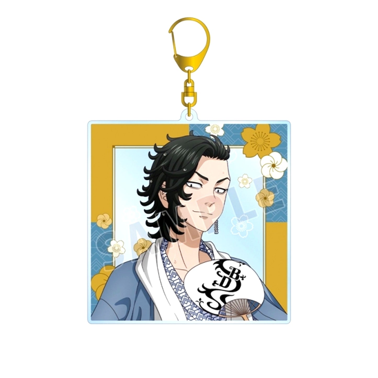 TV Anime Tokyo Revengers Newly Drawn Hajime Kokonoi Hot Spring Yukata ver. BIG Acrylic Keychain (Reissue) [NEW]