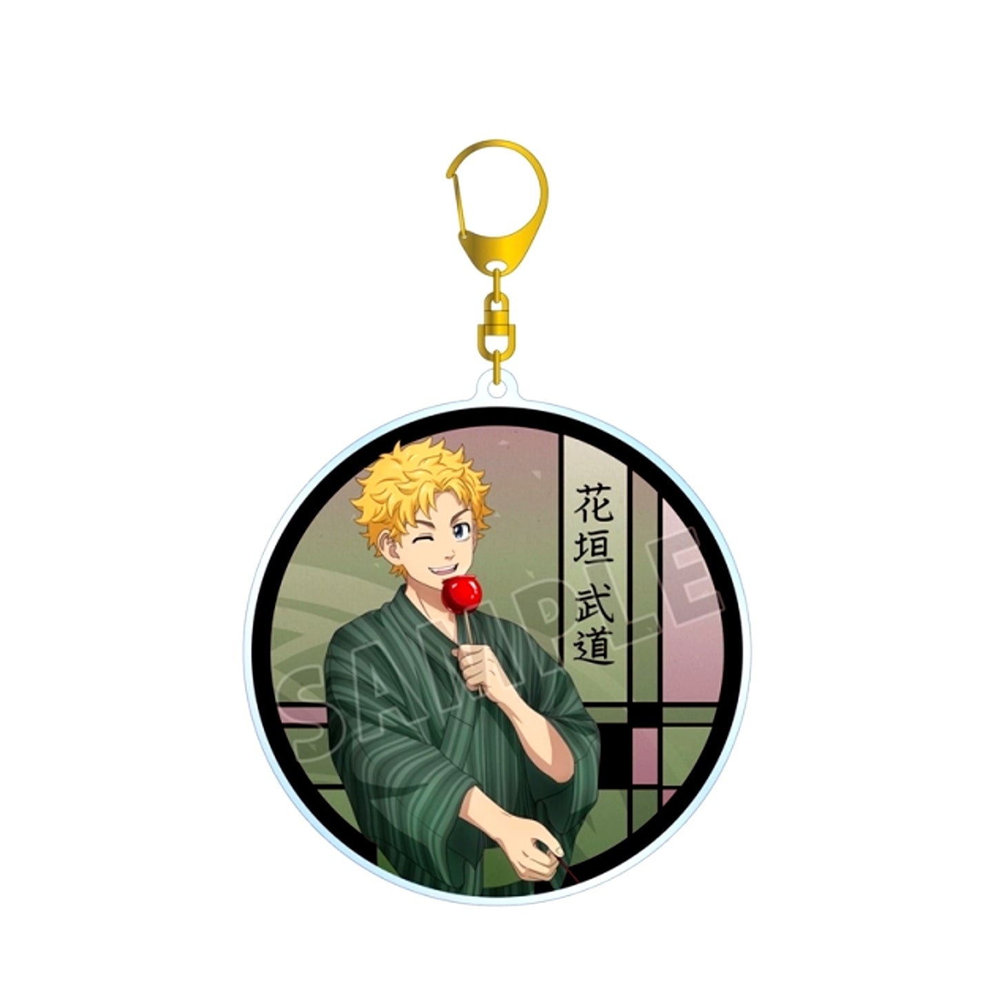 TV Anime Tokyo Revengers Newly Drawn Illustration Takemichi Hanagaki Fireworks ver. BIG Acrylic Keychain (Reissue) [NEW]