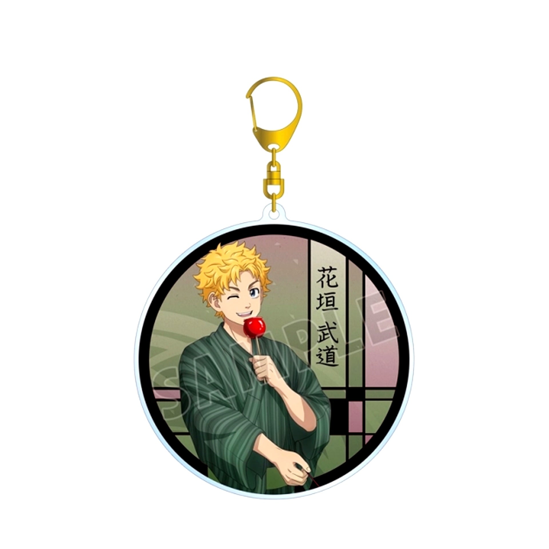 TV Anime Tokyo Revengers Newly Drawn Illustration Takemichi Hanagaki Fireworks ver. BIG Acrylic Keychain (Reissue) [NEW]