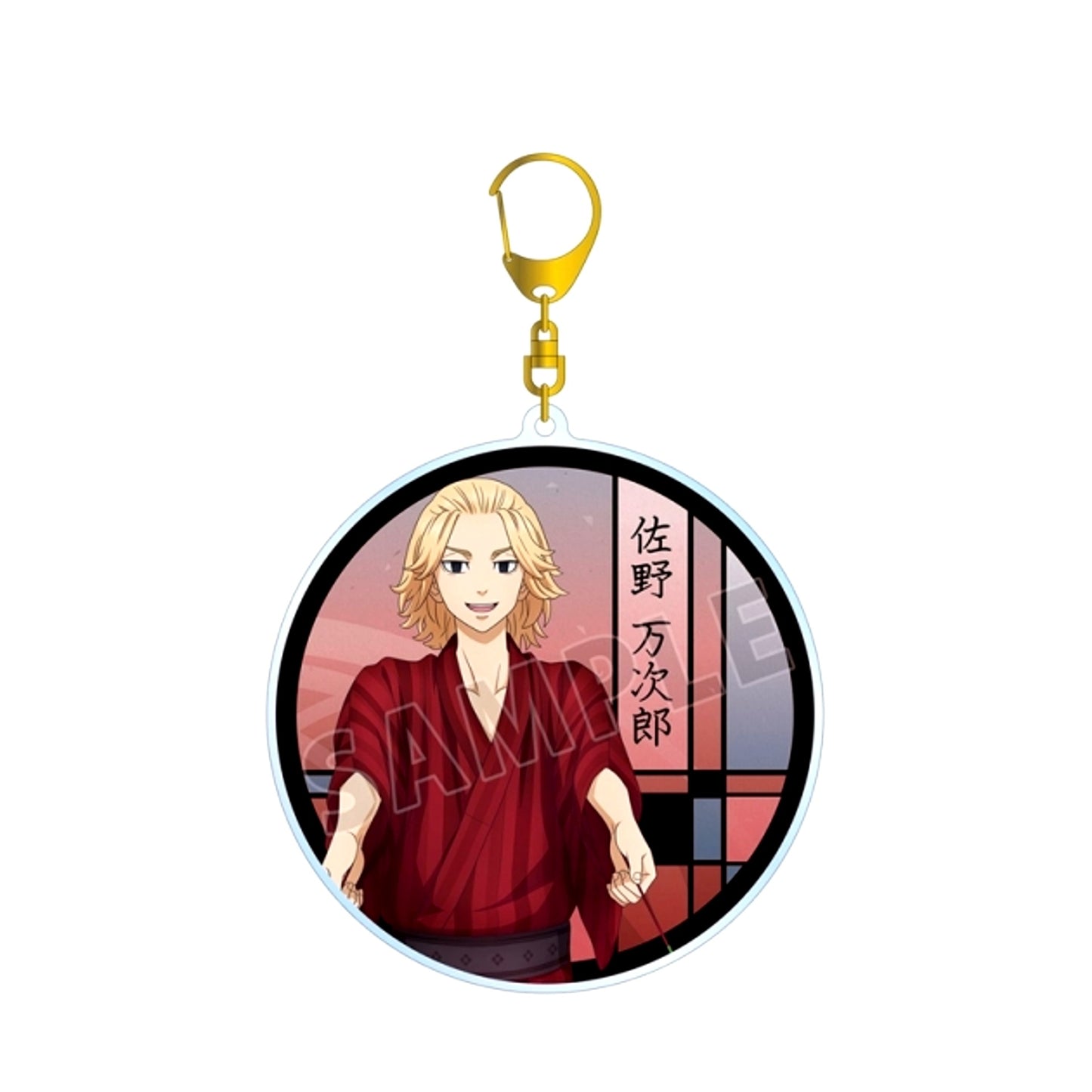 TV Anime Tokyo Revengers Newly Drawn Illustration Manjiro Sano Fireworks ver. BIG Acrylic Keychain (Reissue) [NEW]
