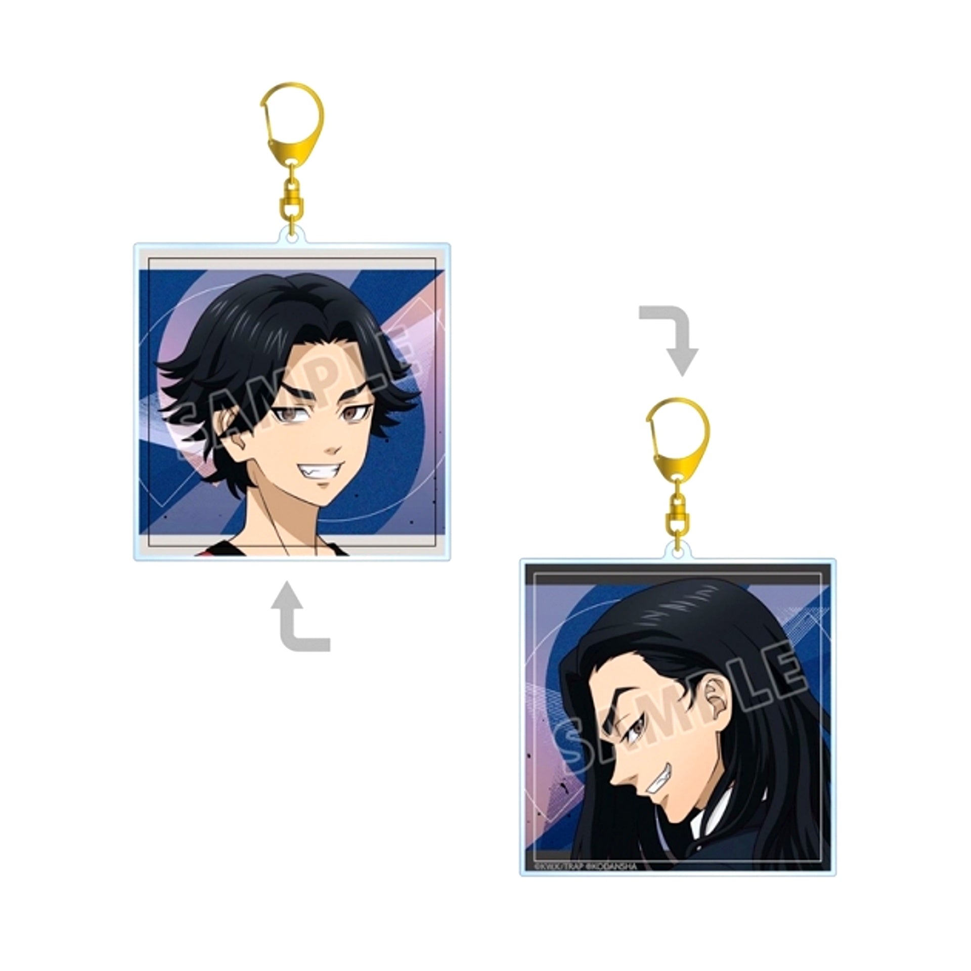 TV Anime Tokyo Revengers Newly Drawn Illustration Keisuke Baji Past ver. / 2005 ver. Double-Sided BIG Acrylic Keychain (Reissue) [NEW]