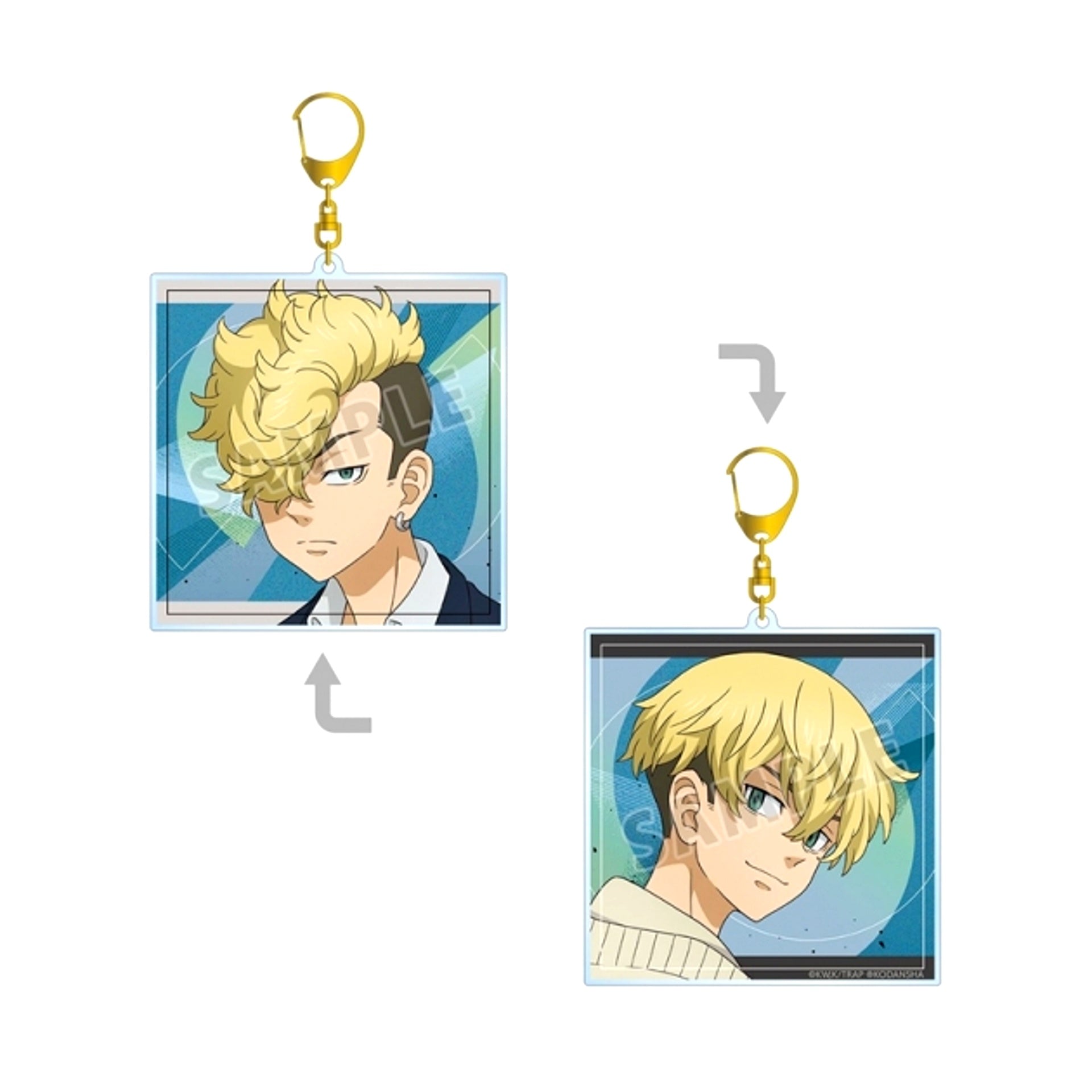 TV Anime Tokyo Revengers Newly Drawn Illustration Chifuyu Matsuno Past ver. / 2005 ver. Double-Sided BIG Acrylic Keychain (Reissue) [NEW]