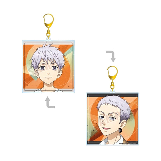 TV Anime Tokyo Revengers Newly Drawn Illustration Takashi Mitsuya Past ver. / 2005 ver. Double-Sided BIG Acrylic Keychain (Reissue) [NEW]