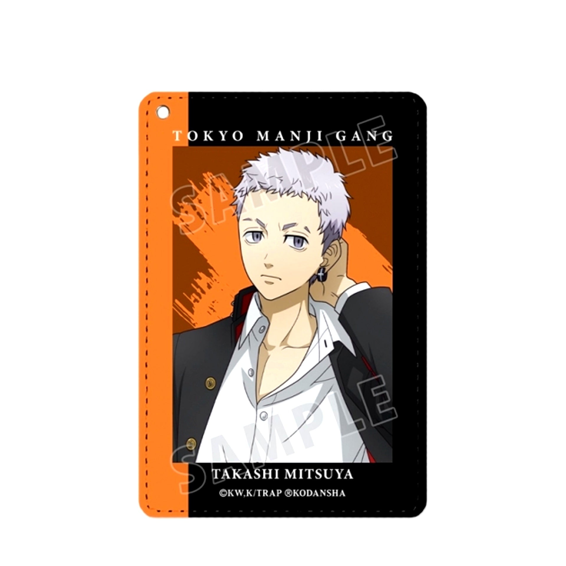 TV Anime Tokyo Revengers Newly Drawn Illustration Takashi Mitsuya Cheer Squad Uniform ver. 1-Pocket Pass Case (Reissue) [NEW]