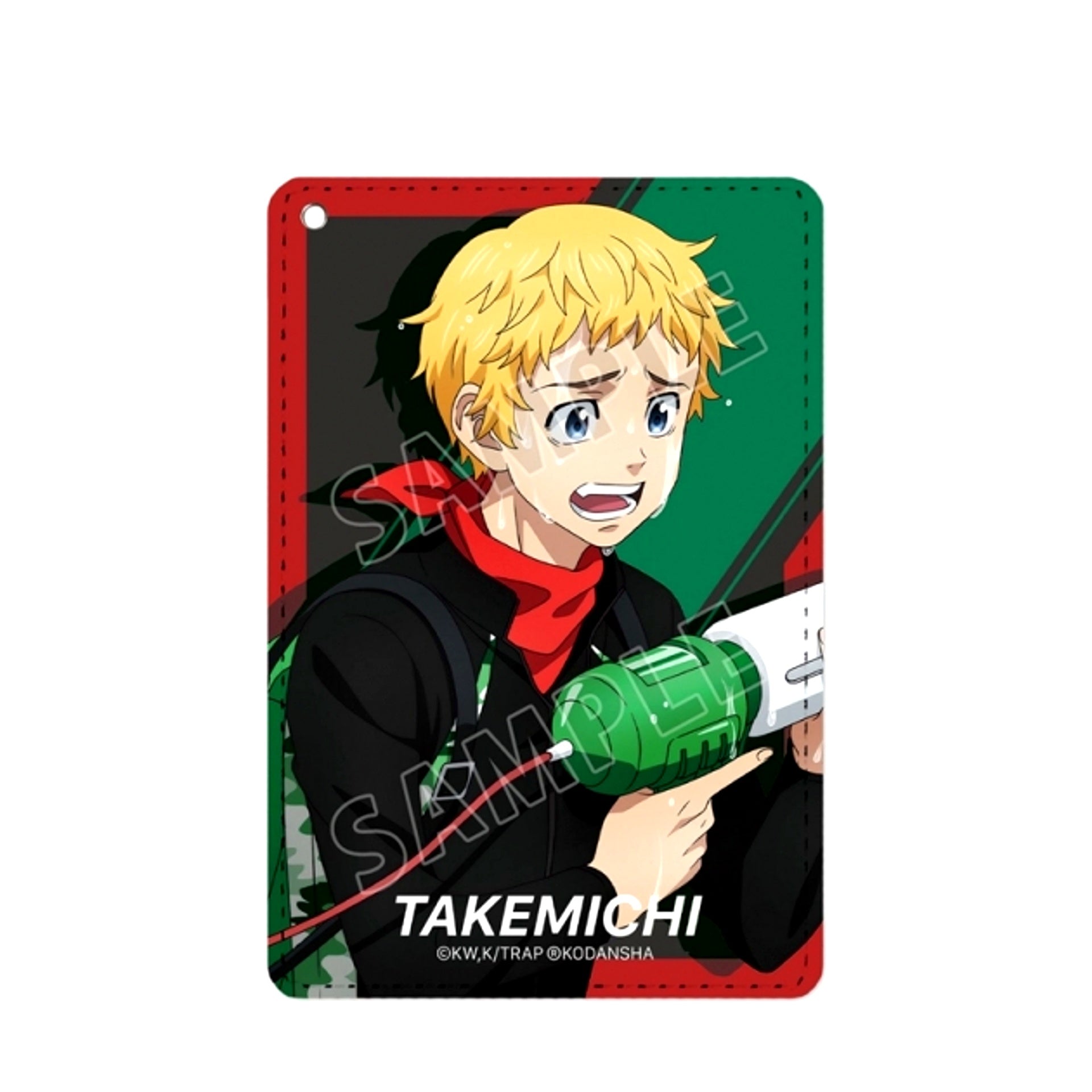 TV Anime Tokyo Revengers Newly Drawn Illustration Takemichi Hanagaki Water Gun Battle ver. 1-Pocket Pass Case (Reissue) [NEW]
