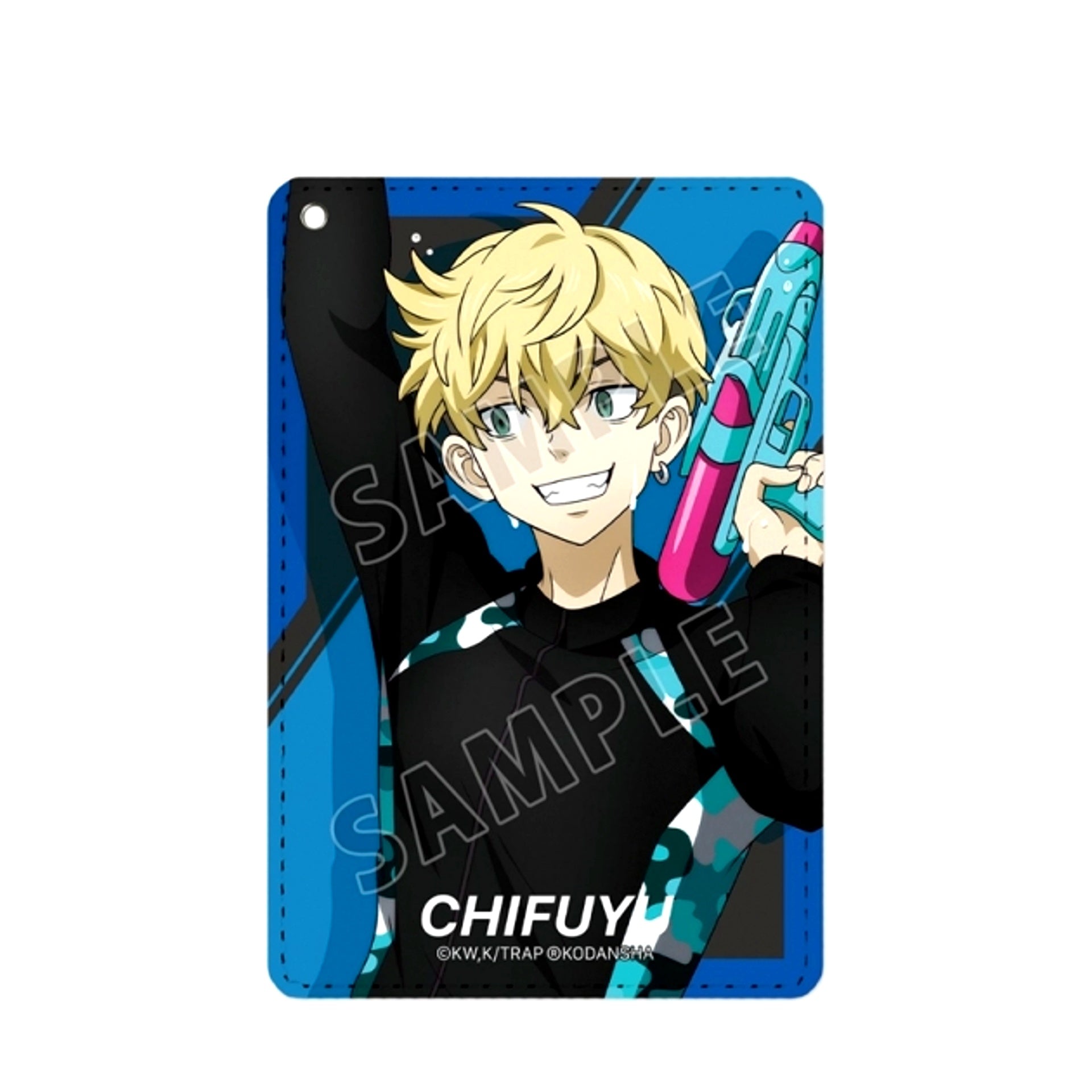 TV Anime Tokyo Revengers Newly Drawn Illustration Chifuyu Matsuno Water Gun Battle ver. 1-Pocket Pass Case (Reissue) [NEW]