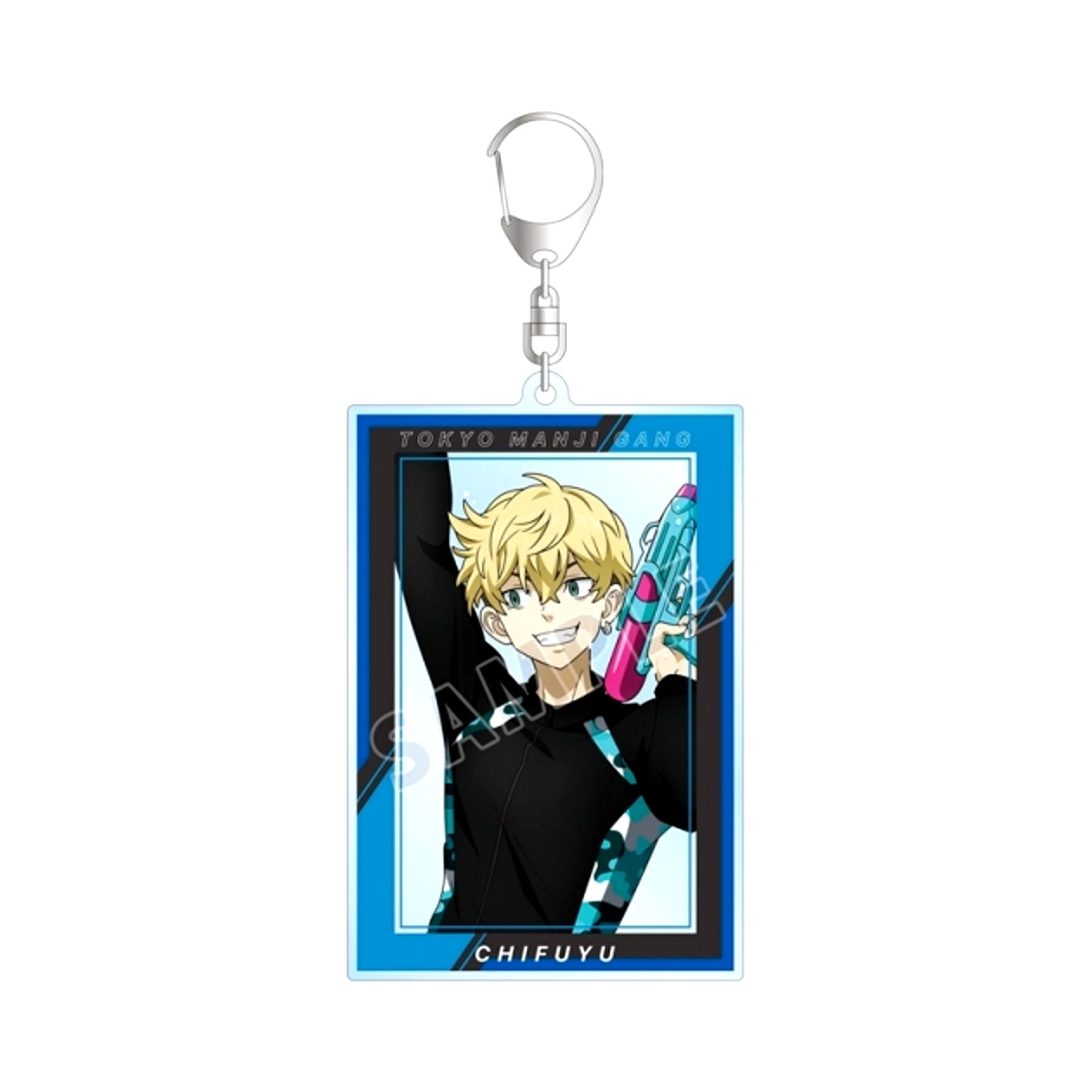 TV Anime Tokyo Revengers Newly Drawn Illustration Chifuyu Matsuno Water Gun Battle ver. BIG Acrylic Keychain (Reissue) [NEW]