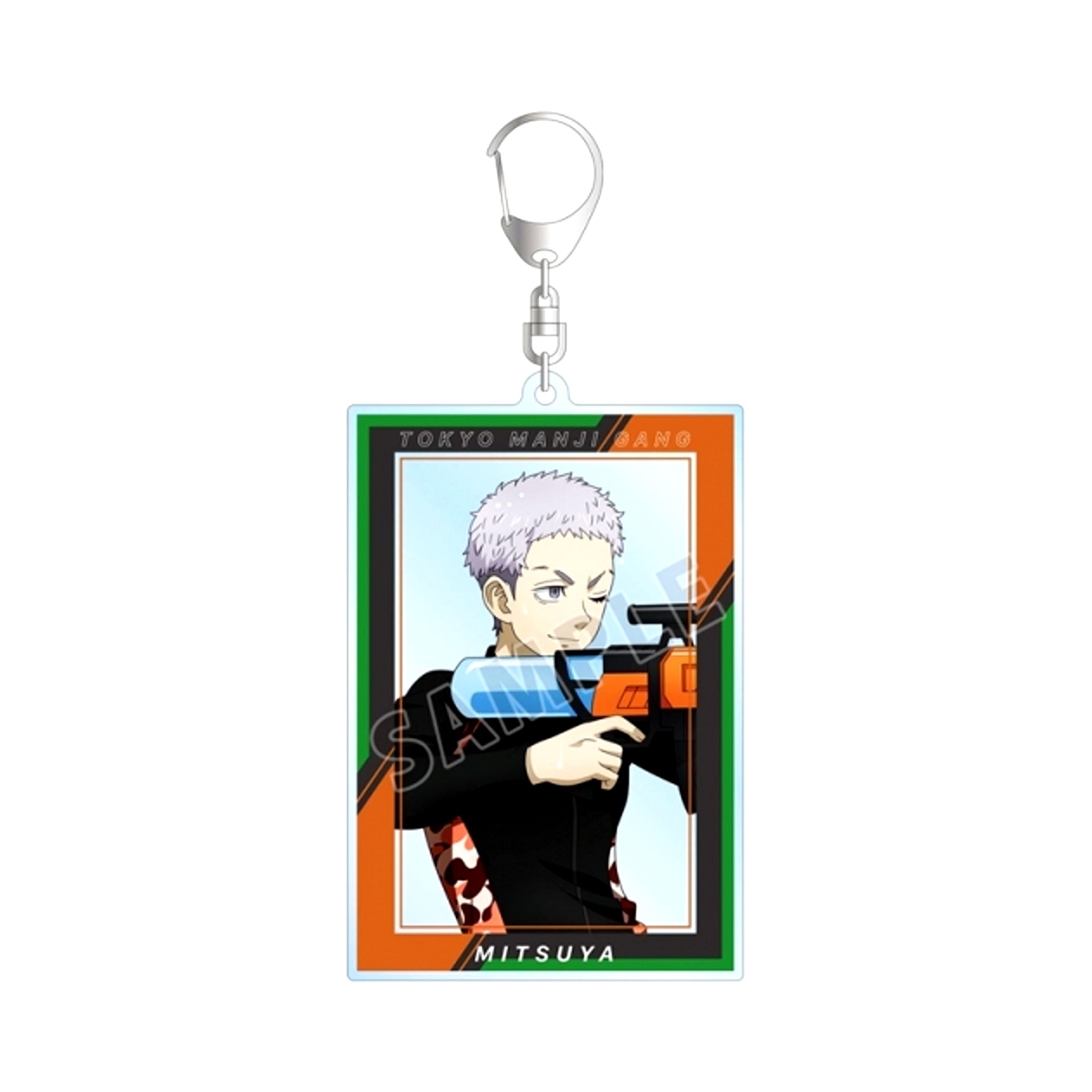 TV Anime Tokyo Revengers Newly Drawn Illustration Takashi Mitsuya Water Gun Battle ver. BIG Acrylic Keychain (Reissue) [NEW]