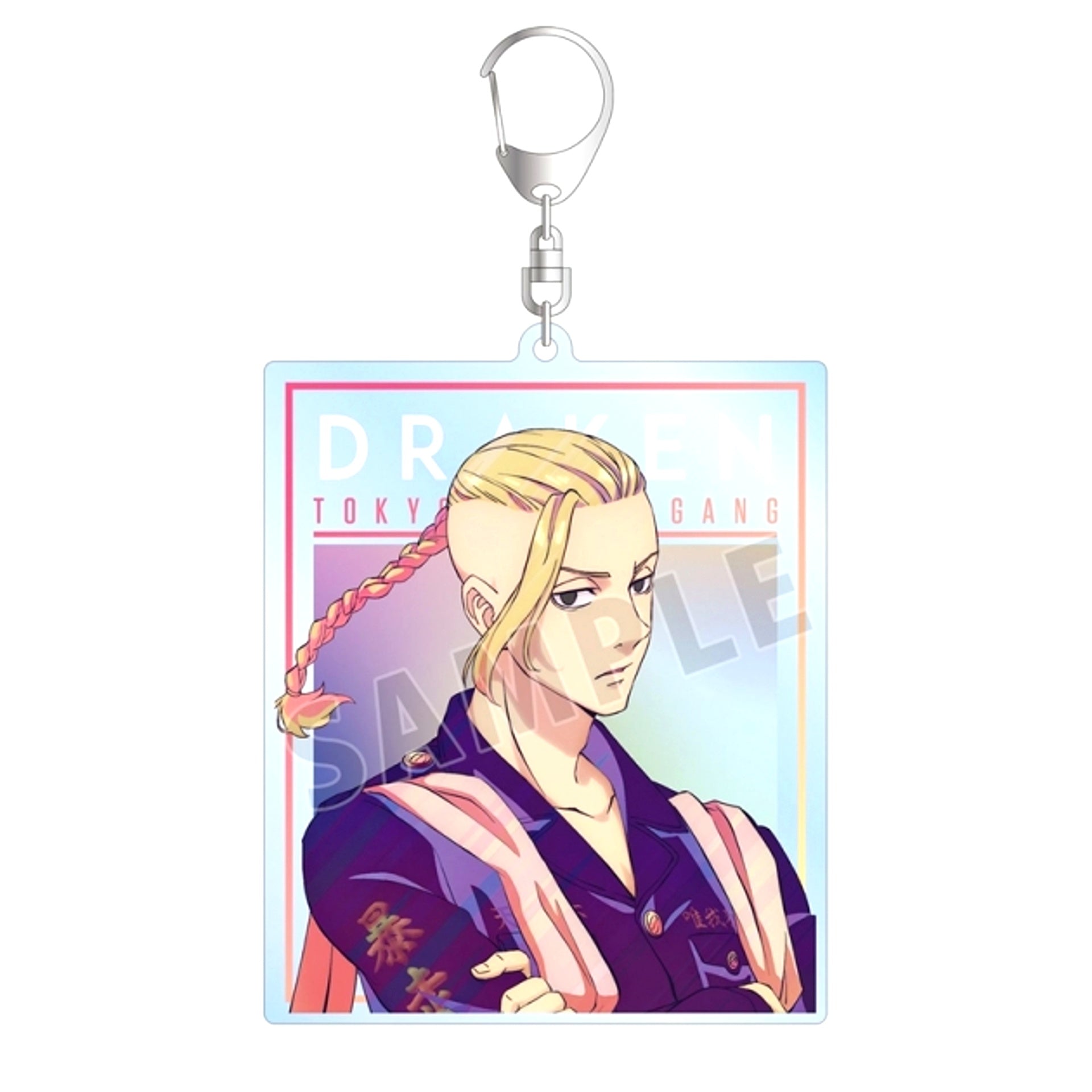 TV Anime Tokyo Revengers Ken Ryuguji Ani-Art clear label BIG Acrylic Keychain (Reissue) [NEW]