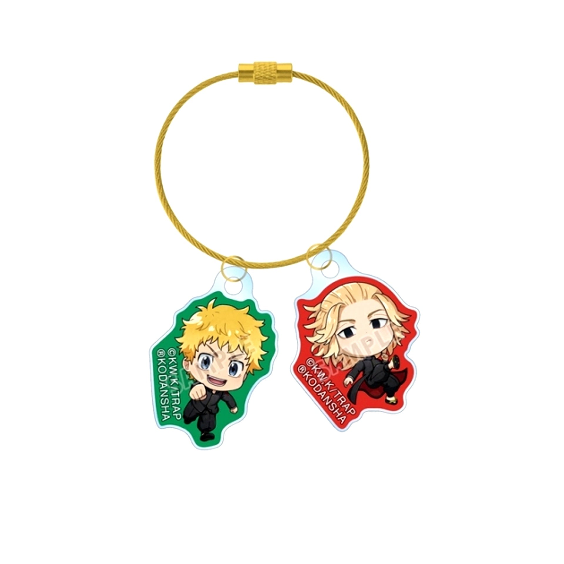 TV Anime Tokyo Revengers Takemichi Hanagaki & Manjiro Sano Double Wire Acrylic Keychain (Reissue) [NEW]