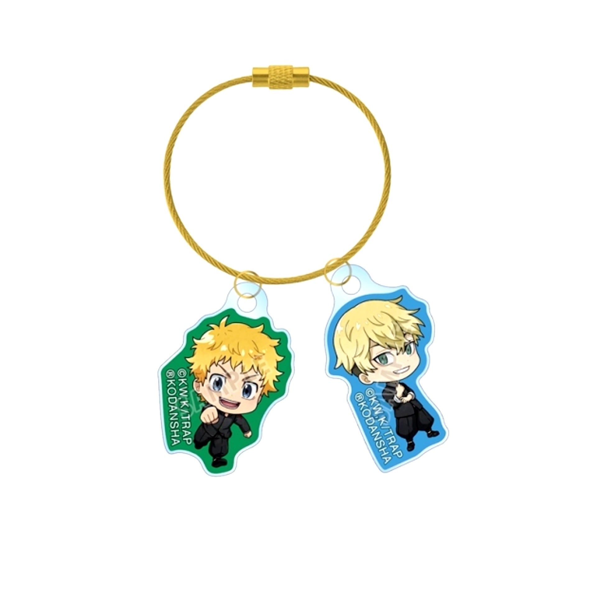 TV Anime Tokyo Revengers Takemichi Hanagaki & Chifuyu Matsuno Double Wire Acrylic Keychain (Reissue) [NEW]
