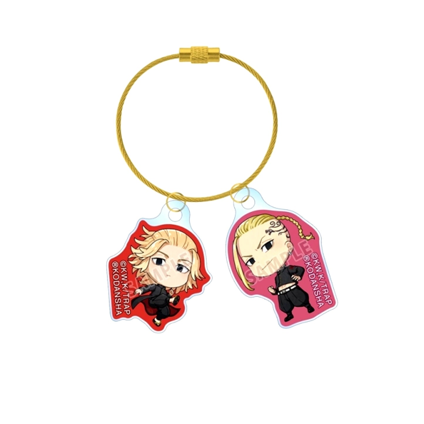 TV Anime Tokyo Revengers Manjiro Sano & Ken Ryuguji Double Wire Acrylic Keychain (Reissue) [NEW]