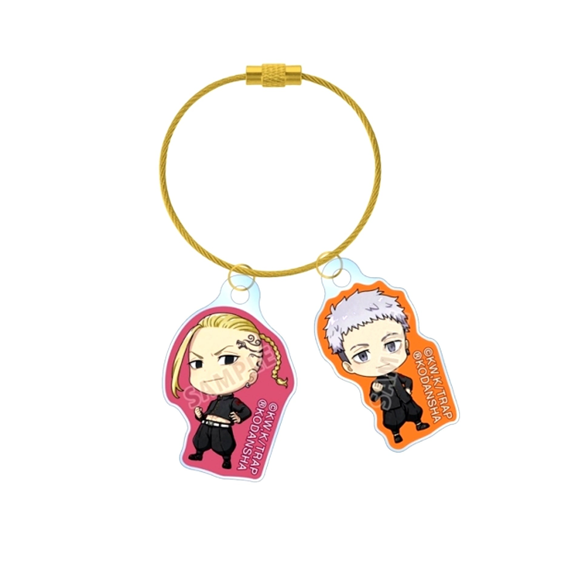 TV Anime Tokyo Revengers Ken Ryuguji & Takashi Mitsuya Double Wire Acrylic Keychain (Reissue) [NEW]