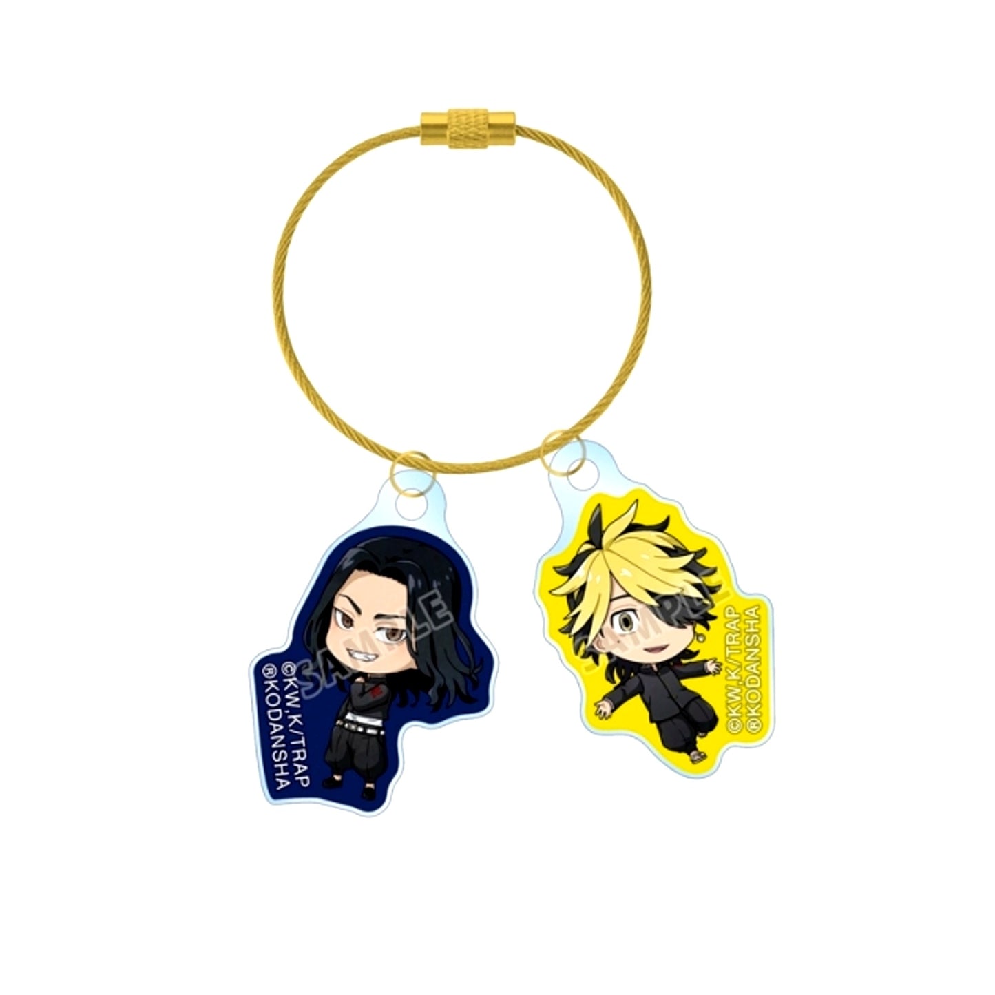TV Anime Tokyo Revengers Keisuke Baji & Kazutora Hanemiya Double Wire Acrylic Keychain (Reissue) [NEW]