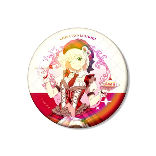 TV Anime Lycoris Recoil Newly Drawn Chisato Nishikigi Sweets Outfit ver. 75mm Aurora Can Badge (Reissue) [NEW]