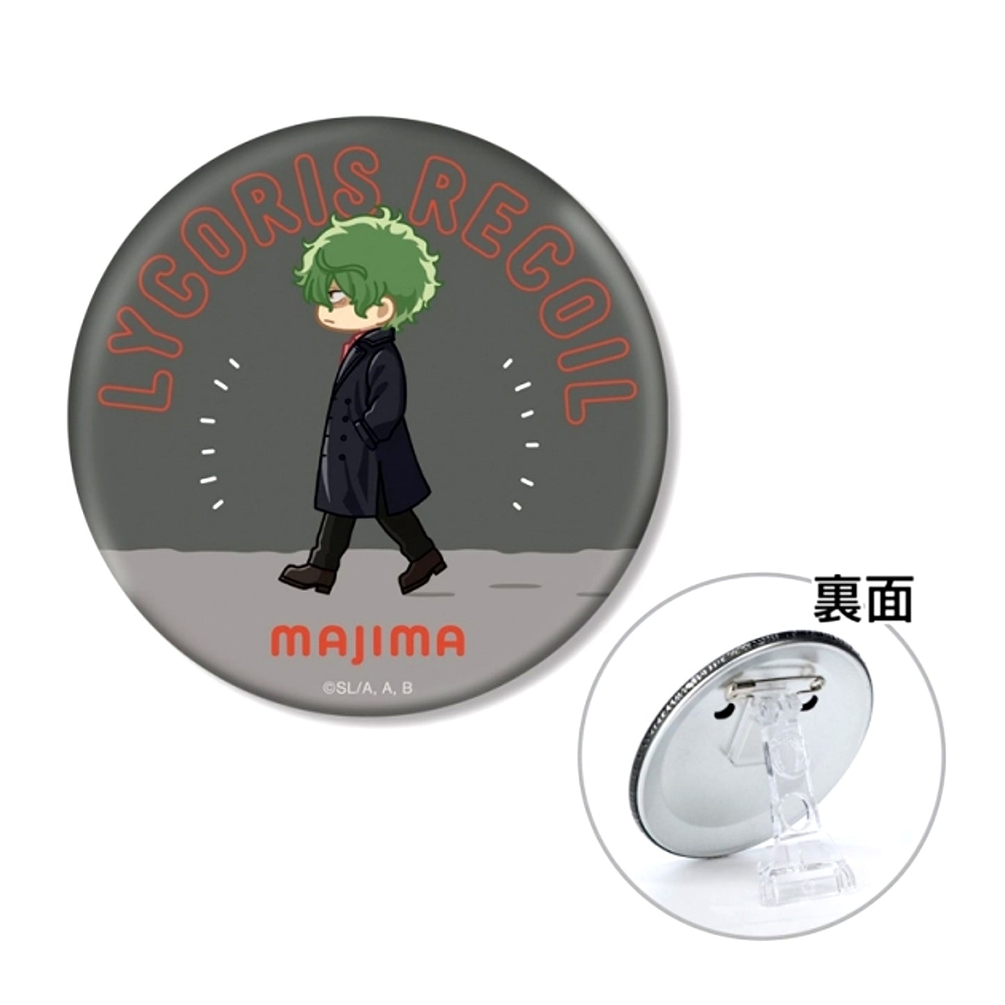 TV Anime Lycoris Recoil Majima Chibitoko 3WAY Can Badge (Reissue) [NEW]