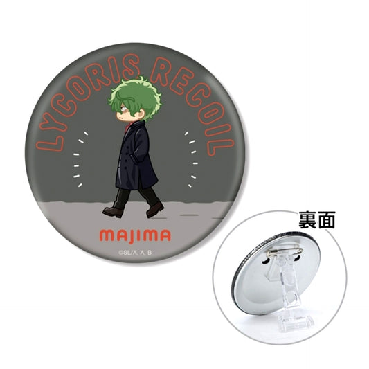 TV Anime Lycoris Recoil Majima Chibitoko 3WAY Can Badge (Reissue) [NEW]