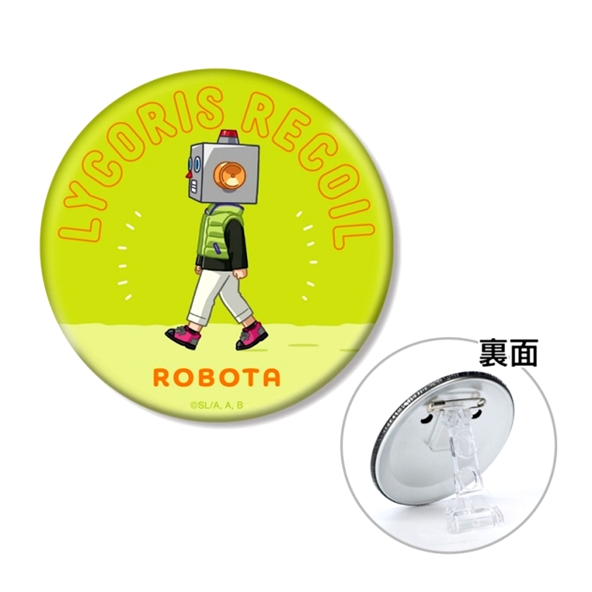 TV Anime Lycoris Recoil Robota Chibitoko 3WAY Can Badge (Reissue) [NEW]