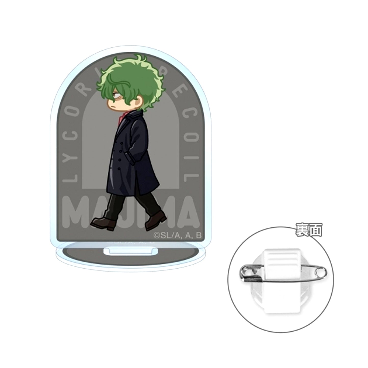 TV Anime Lycoris Recoil Majima Chibitoko Acrylic Stand Multi Badge (Reissue) [NEW]