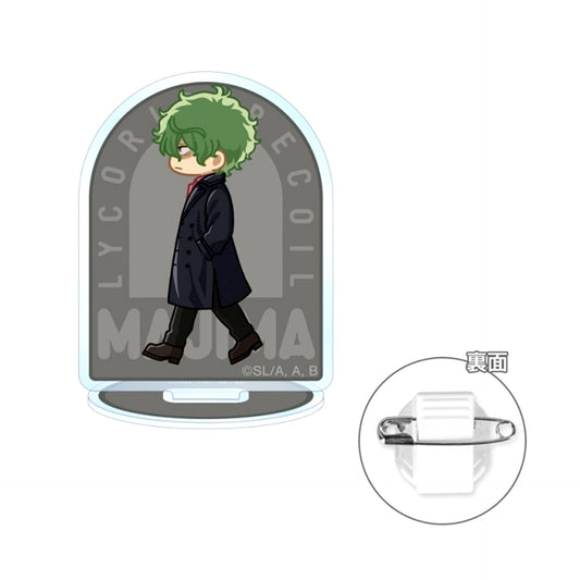 TV Anime Lycoris Recoil Majima Chibitoko Acrylic Stand Multi Badge (Reissue) [NEW]