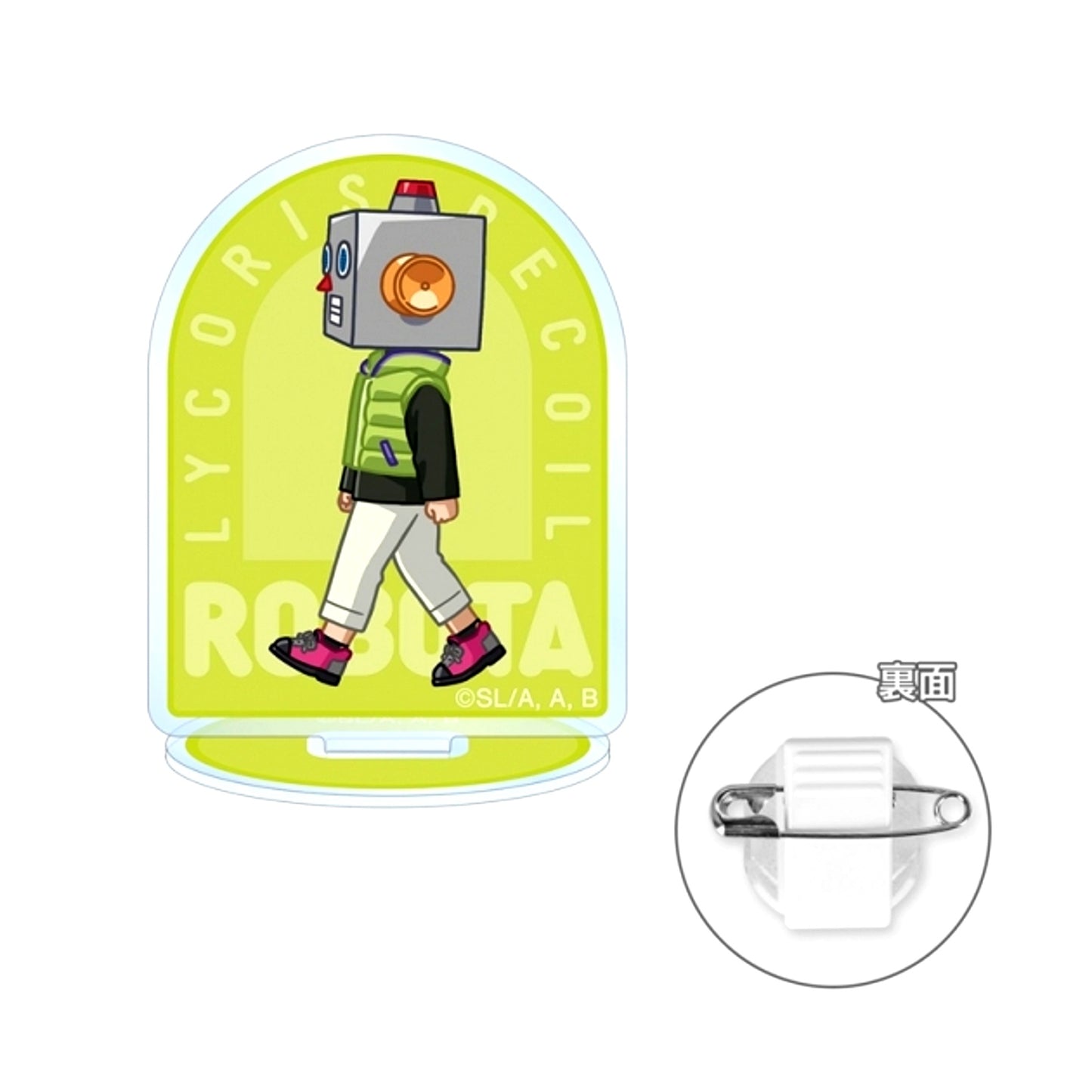 TV Anime Lycoris Recoil Robota Chibitoko Acrylic Stand Multi Badge (Reissue) [NEW]