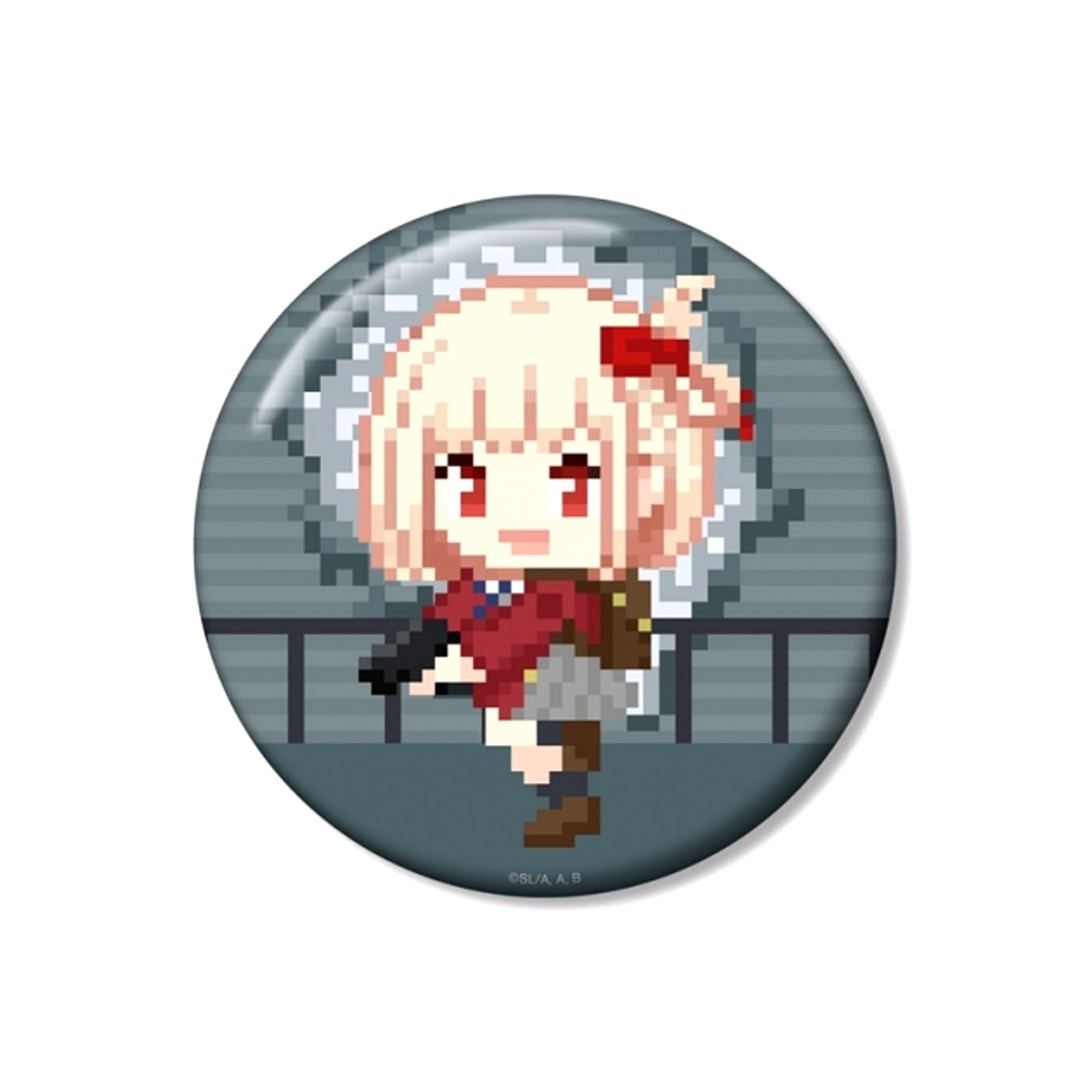 TV Anime Lycoris Recoil Chisato Nishikigi DOT DOT 100mm Can Badge ver.A (Reissue) [NEW]