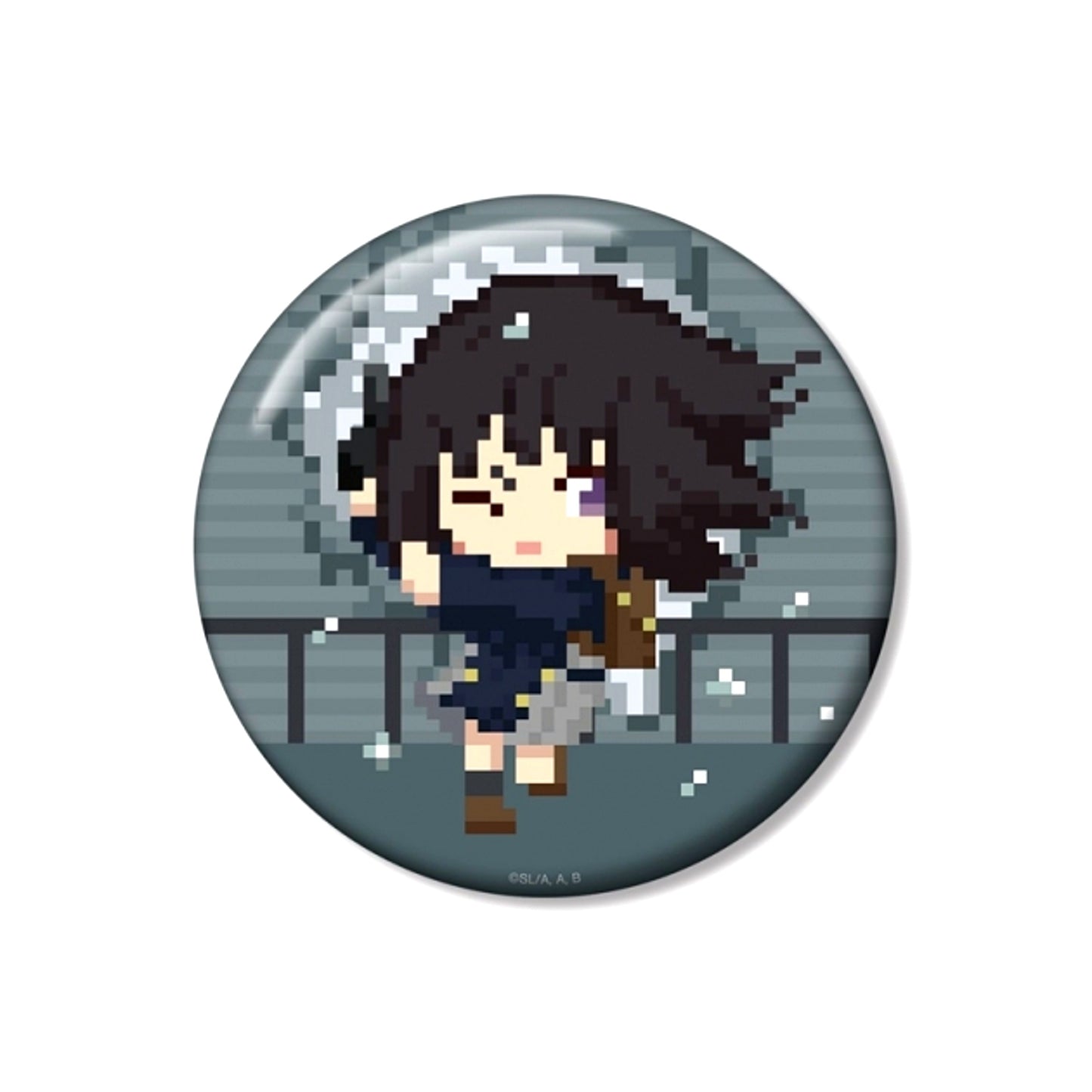 TV Anime Lycoris Recoil Takina Inoue DOT DOT 100mm Can Badge ver.A (Reissue) [NEW]
