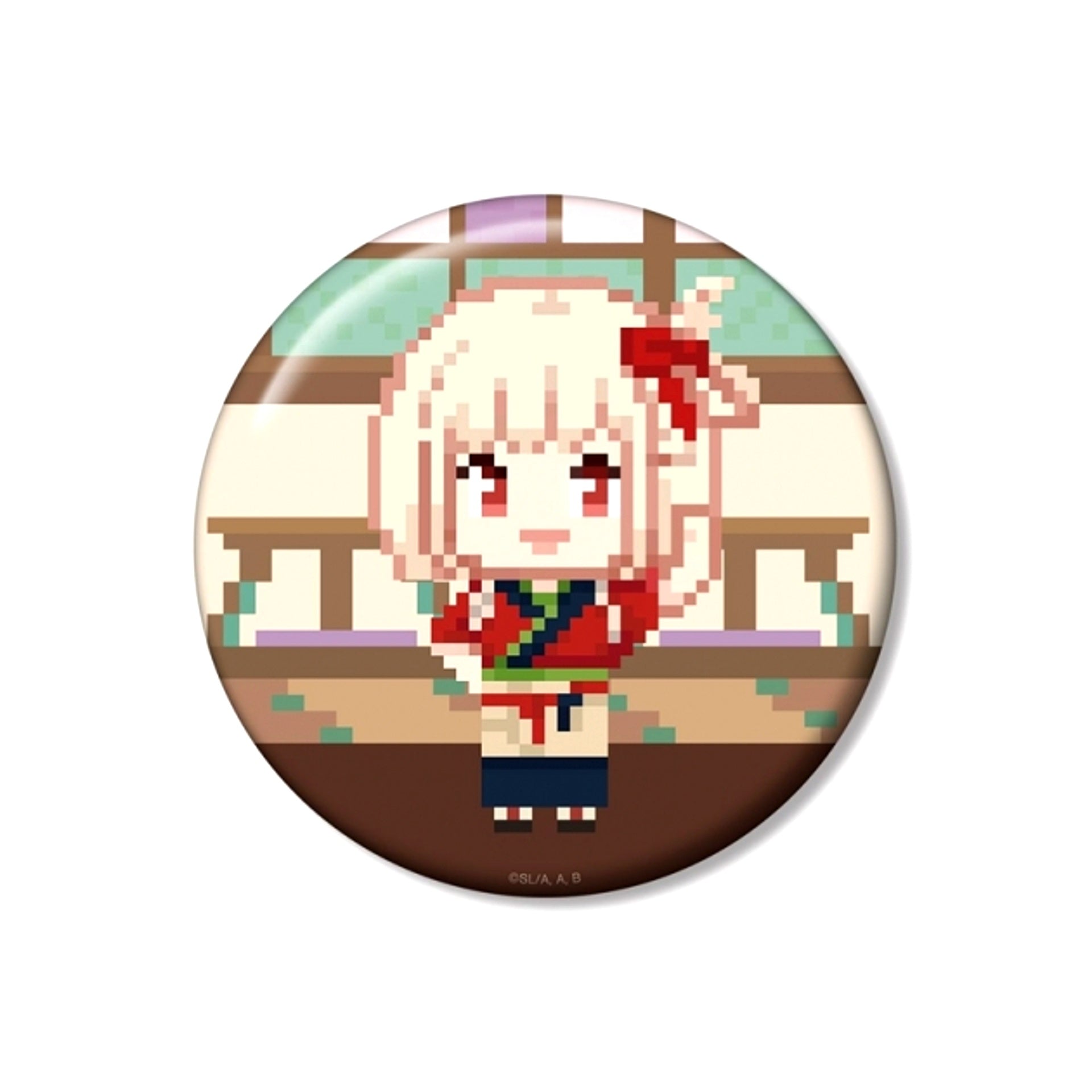 TV Anime Lycoris Recoil Chisato Nishikigi DOT DOT 100mm Can Badge ver.B (Reissue) [NEW]