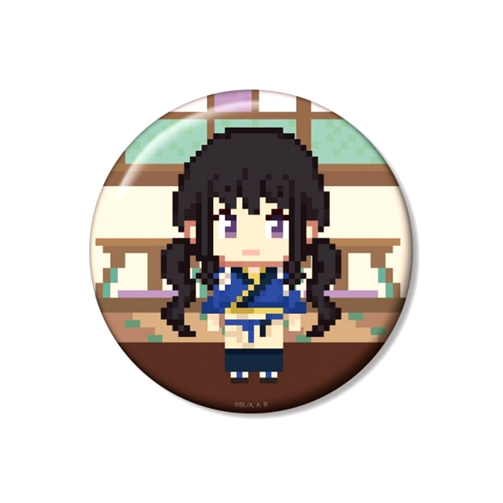 TV Anime Lycoris Recoil Takina Inoue DOT DOT 100mm Can Badge ver.B (Reissue) [NEW]