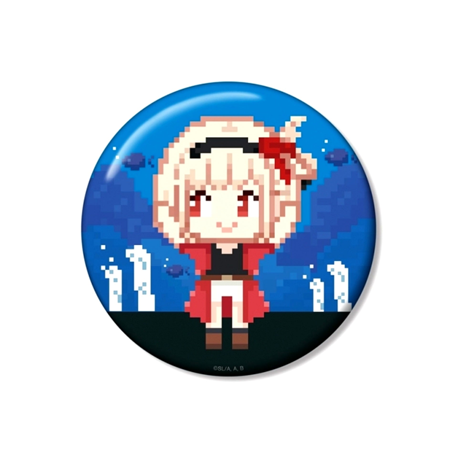 TV Anime Lycoris Recoil Chisato Nishikigi DOT DOT 100mm Can Badge ver.C (Reissue) [NEW]