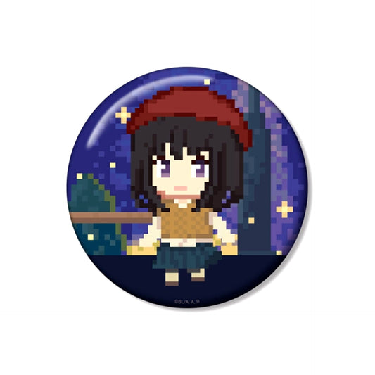 TV Anime Lycoris Recoil Takina Inoue DOT DOT 100mm Can Badge ver.D (Reissue) [NEW]