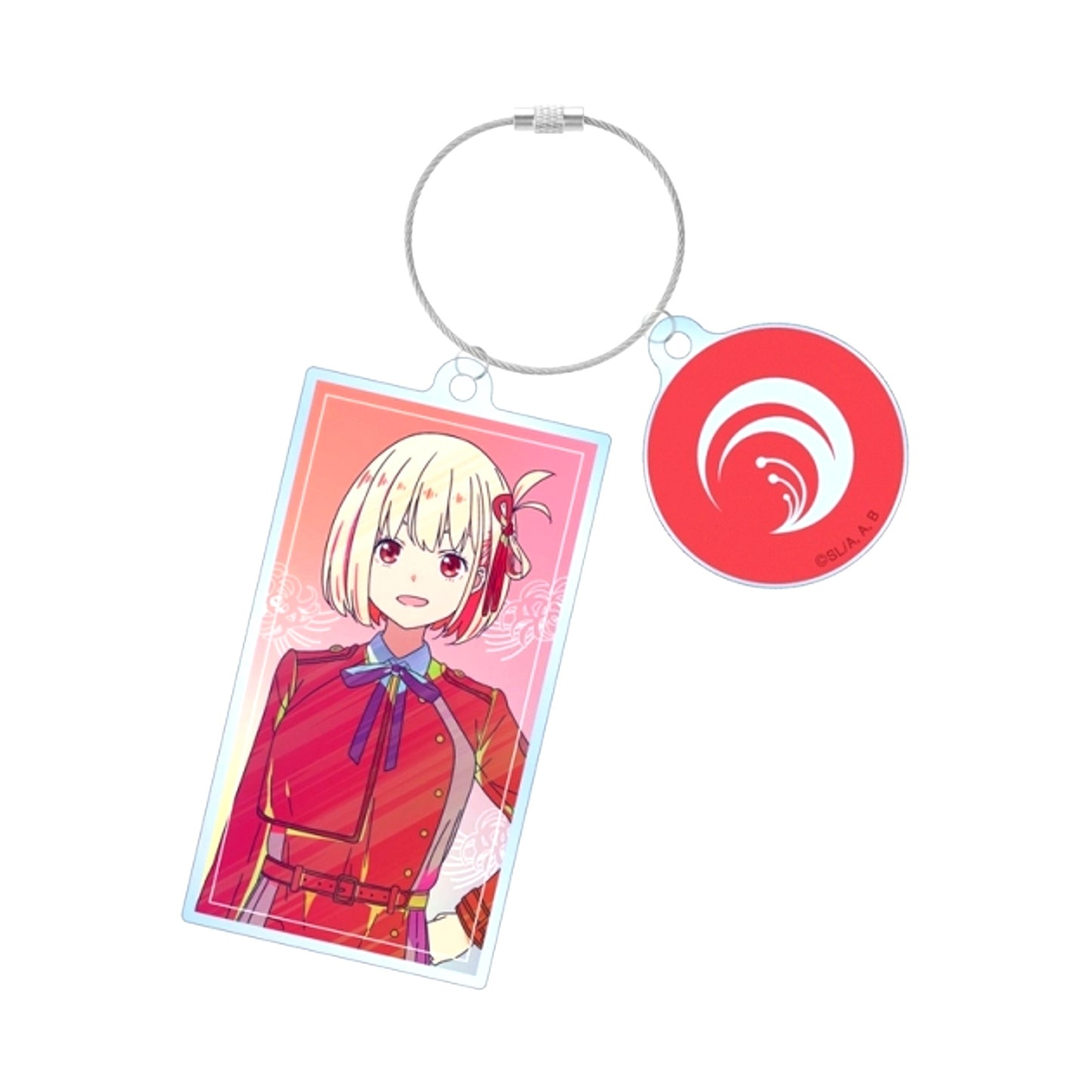 TV Anime Lycoris Recoil Chisato Nishikigi Ani-Art clear label Double Wire Acrylic Keychain (Reissue) [NEW]
