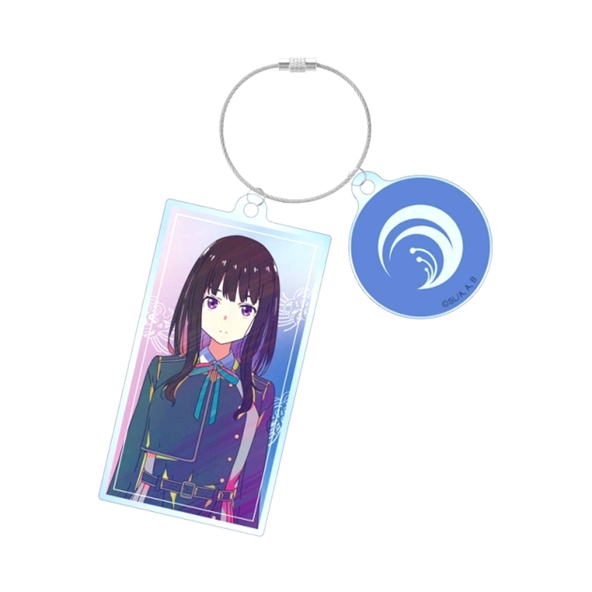 TV Anime Lycoris Recoil Takina Inoue Ani-Art clear label Double Wire Acrylic Keychain (Reissue) [NEW]