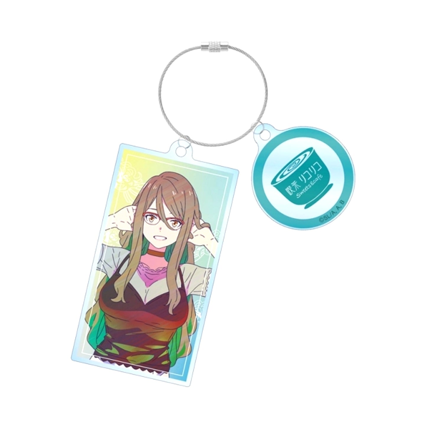 TV Anime Lycoris Recoil Mizuki Nakahara Ani-Art clear label Double Wire Acrylic Keychain (Reissue) [NEW]