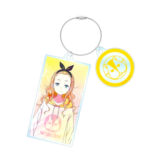 TV Anime Lycoris Recoil Kurumi Ani-Art clear label Double Wire Acrylic Keychain (Reissue) [NEW]