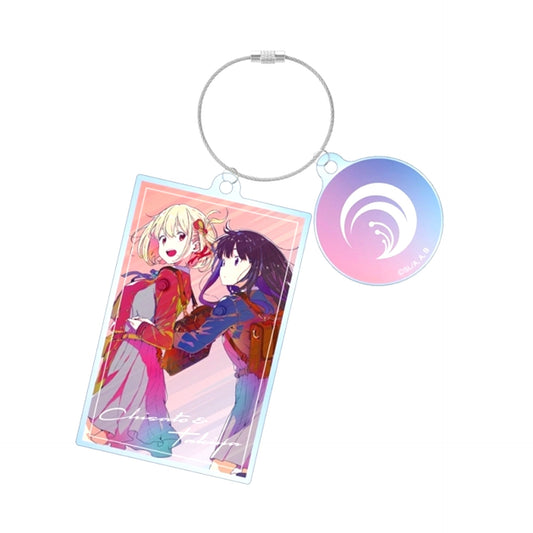 TV Anime Lycoris Recoil Chisato Nishikigi & Takina Inoue Ani-Art clear label Double Wire Acrylic Keychain (Reissue) [NEW]