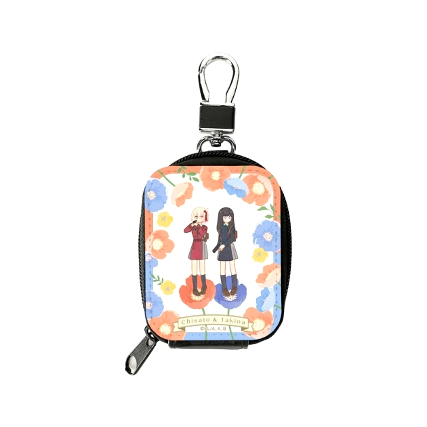 TV Anime Lycoris Recoil Chisato Nishikigi & Takina Inoue Botania Synthetic Leather Mini Pouch ver.A (Reissue) [NEW]