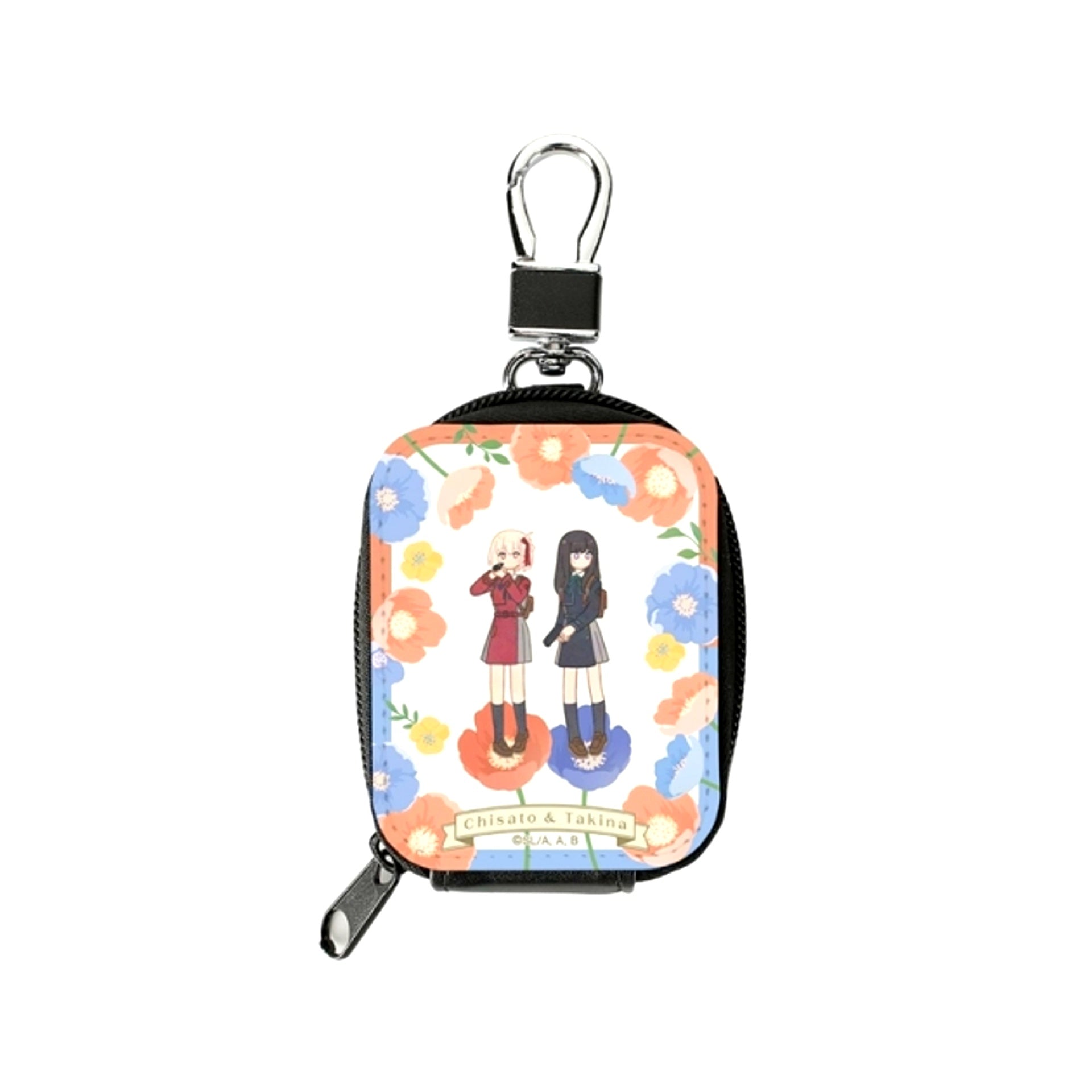 TV Anime Lycoris Recoil Chisato Nishikigi & Takina Inoue Botania Synthetic Leather Mini Pouch ver.A (Reissue) [NEW]