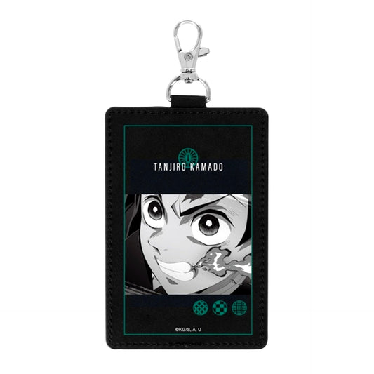 Demon Slayer: Kimetsu no Yaiba Anime Tanjiro Kamado Vertical 1-Pocket Pass Case with Snap Hook (Reissue) [NEW]