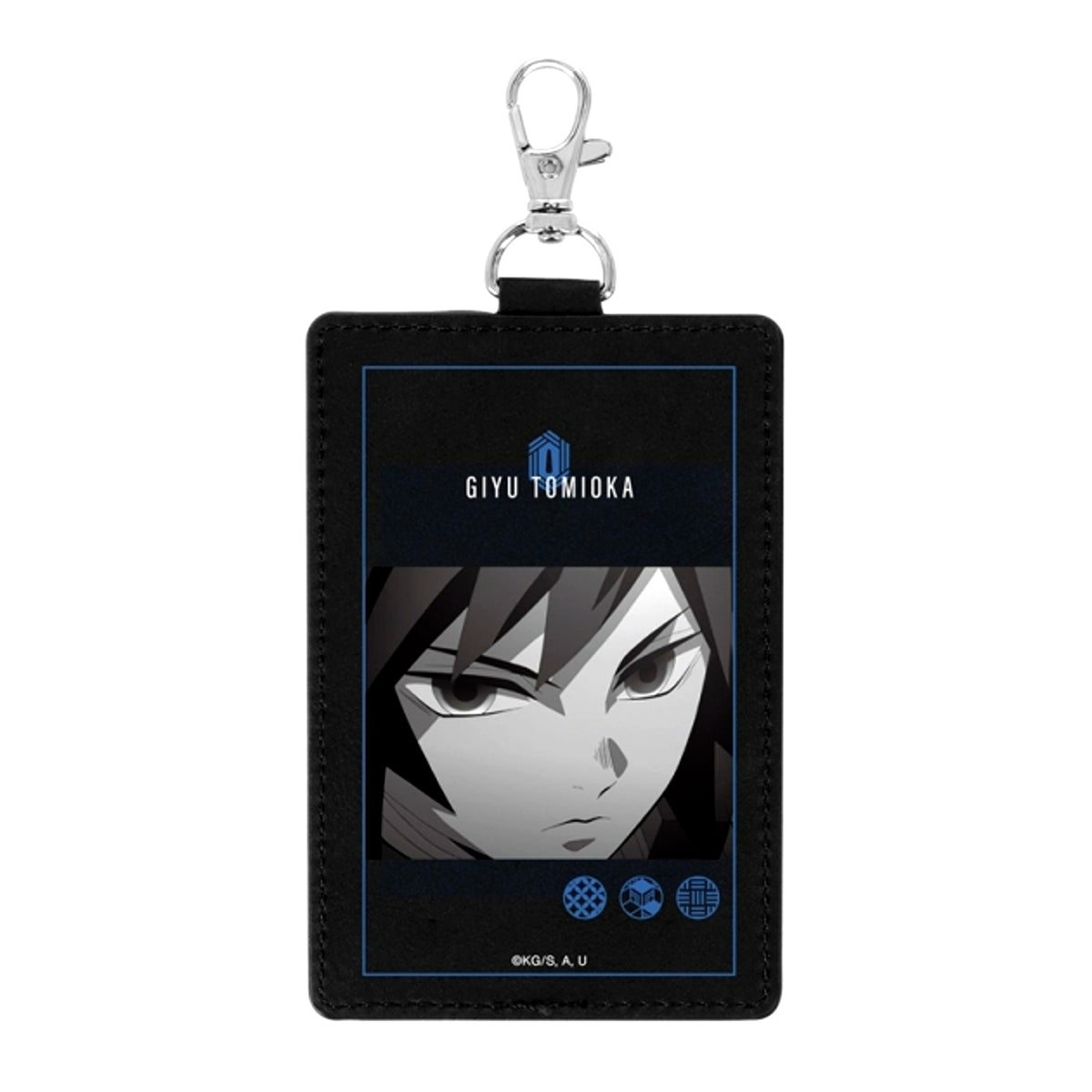 Demon Slayer: Kimetsu no Yaiba Anime Giyu Tomioka Vertical 1-Pocket Pass Case with Snap Hook (Reissue) [NEW]