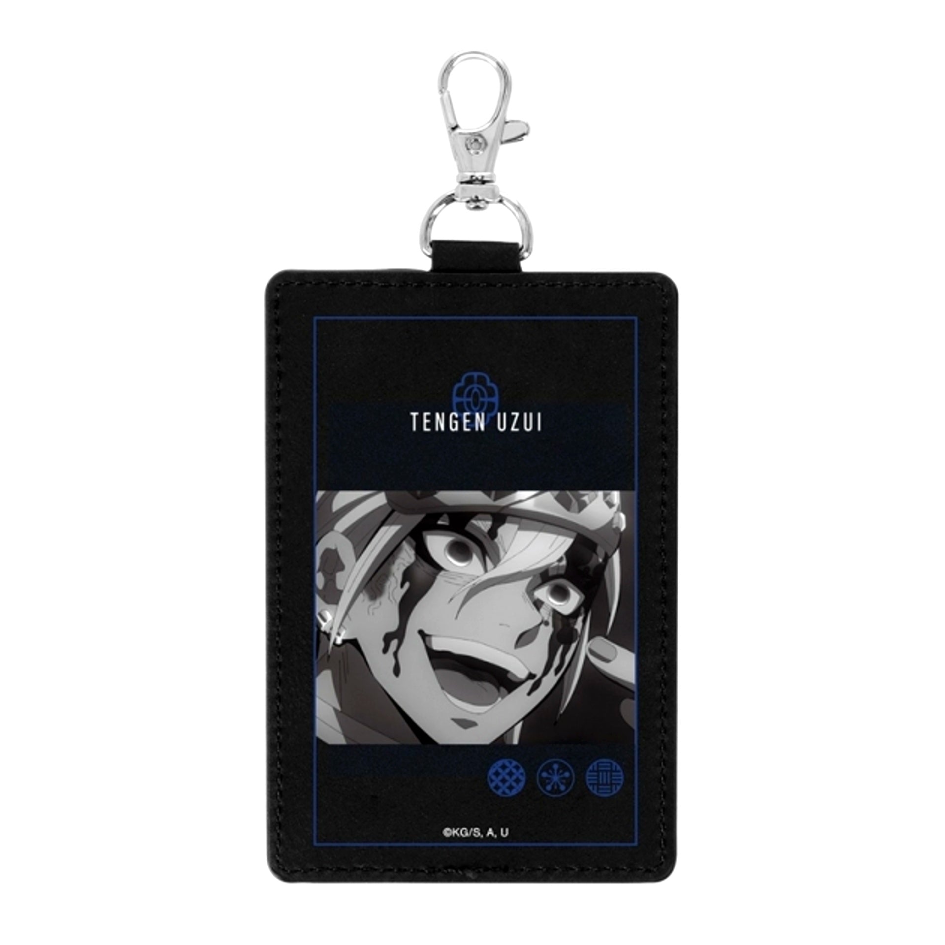 Demon Slayer: Kimetsu no Yaiba Anime Tengen Uzui Vertical 1-Pocket Pass Case with Snap Hook (Reissue) [NEW]